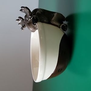 Moose ceramic bowl
